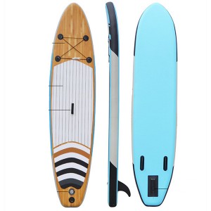 SUP paddle board color matching inflatable surfboard with fins 0372