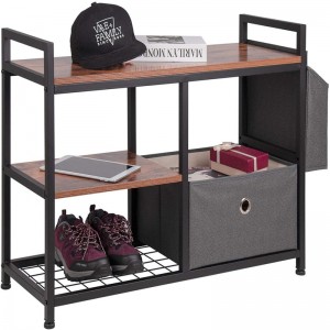Simple Porch with Cloth Drawer Storage Shoe Rack 0357