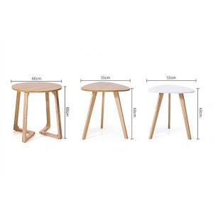 Solid wood coffee table simple and stylish small table 0411
