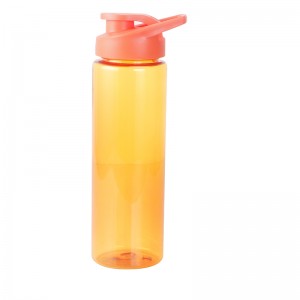 GRS New Design Travel Safety Bpa Free Bottiglia d'acqua in plastica Logo persunalizatu
