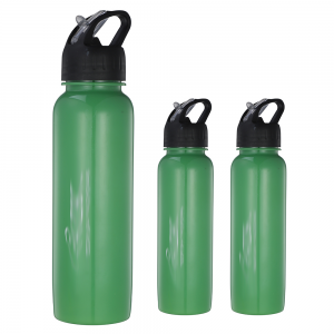 GRS 700 مللي صديقة للبيئة مزدوجة الجدار شعار مخصص زجاجة المياه القياسية الفم فراغ معزول شرب زجاجة ماء رياضية