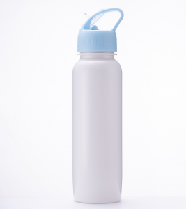 GRS 700ML Botella de agua con logotipo personalizado de doble pared respetuosa con el medio ambiente, botella de agua deportiva con aislamiento al vacío y boca estándar