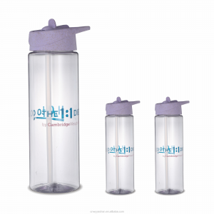 Botol Olahraga GRS Dengan Nosel Hisap Dengan Gelas Plastik Portabel Dengan Pegangan