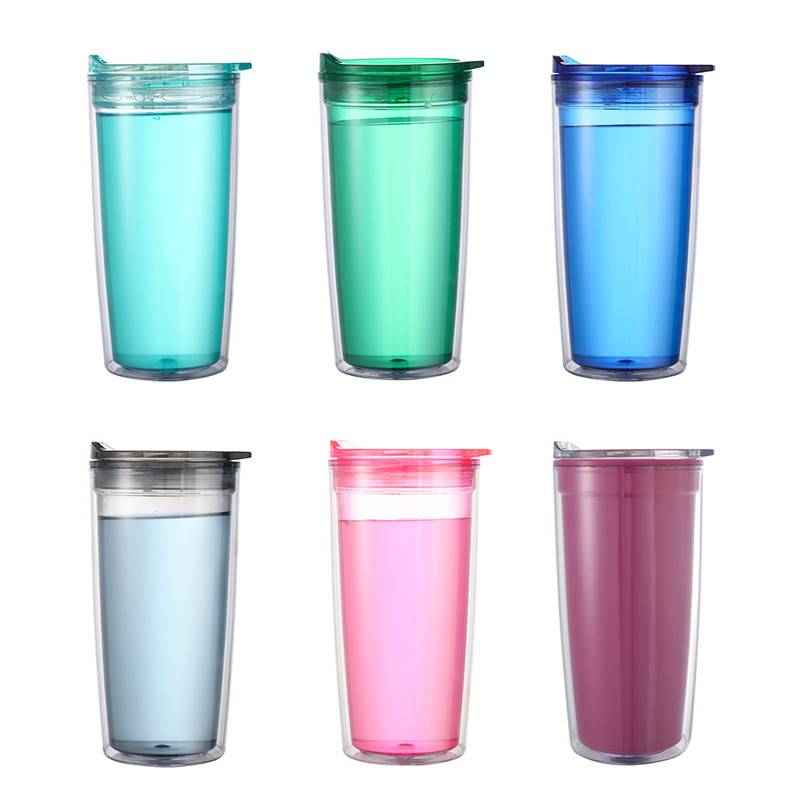 China wholesale 1000ml Recycled Plastic Bottle Factories - GRS RPS tumbler plastic cup recyeled YS2370 – Yami