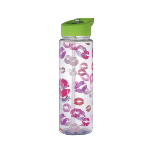GRS Factory Нечуплива PETG спортна пластмасова бутилка за вода с дръжка и сламка без BPA