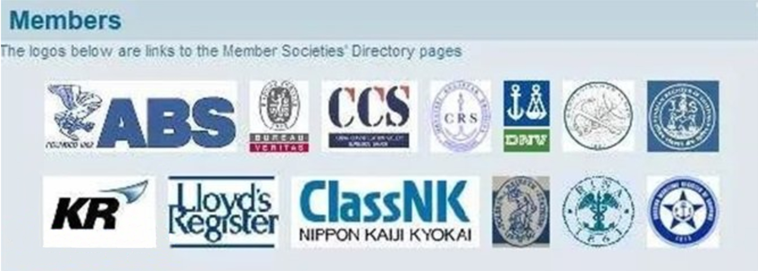 Introduction to the world’s top ten classification societies