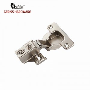 Full overlay face frame hinge 40mm with hydraulic damper for heavy duty and thick door compact soft closing short arm mini hinges