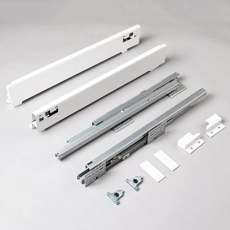 Factory Price For Full Extension Bedroom Cabinet Drawer Slide - Double Wall Metal Sliding Drawer System – Yangli