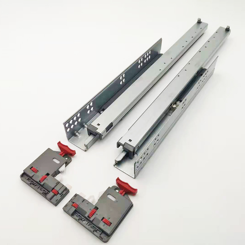 Manufacturer for Standard Furniture Hardware Slide - Full Extension Synchronous Moving Soft Closing Concealed Drawer Runner With 3D Front Brackets – Yangli