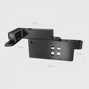 30 KG Load heavy duty truly concealed hydraulic soft close aluminum frame door hinge