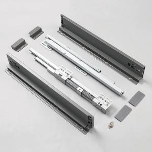 Chinese Professional Drawer Slide With Two Rods - Soft Closing Slim Double Wall Drawer Slide – Yangli
