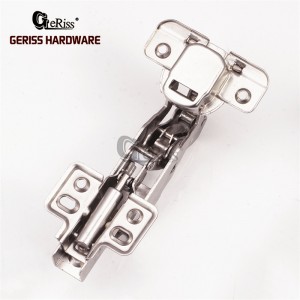 165 Degree opening fix-on soft-close hydraulic concealed cabinet door hinge
