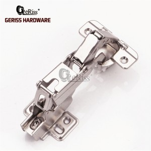 165 Degree opening fix-on soft-close hydraulic concealed cabinet door hinge