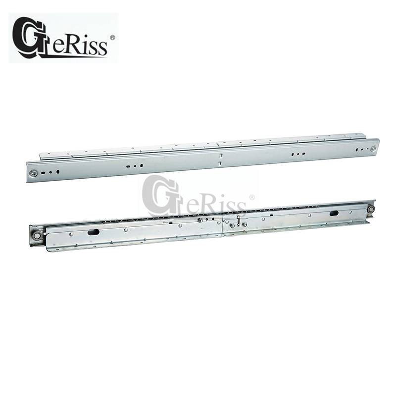 Low price for Table Slide Rail - Width 48mm telescopic channel slide for double extension dinning tables – Yangli