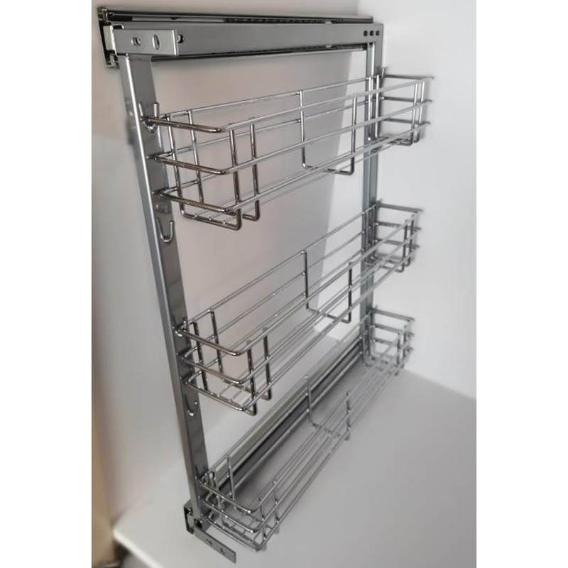 Wire basket drawer with frame