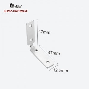 Tapping angle bracket for cabinet corner