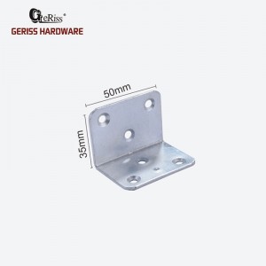 Stronger thickness metal angle bracket for furniture cabinet corner connector
