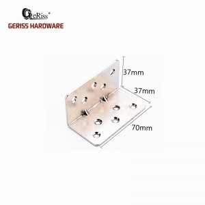 10 Holes corner angle bracket with nickel plated