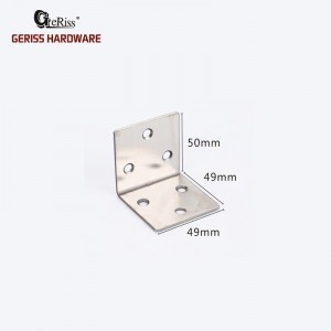 Stainless steel corner brace right angle bracket L shaped support