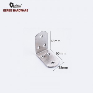 2.5mm stainless steel thickness round edge right angle bracket corner support