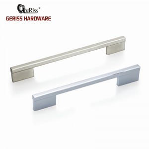 Kitchen cabinet hardware aluminum alloy drawer pull handle