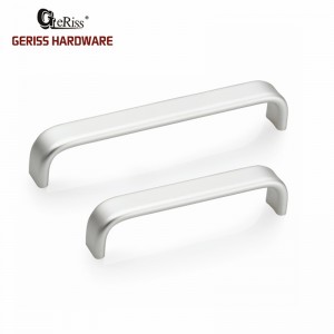 Office furniture hardware drawer pull aluminum alloy handle