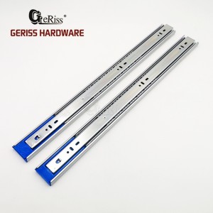 45mm full extension telescopic channels hydraulic ball bearing drawer slide