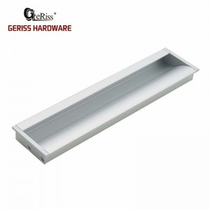 Furniture concealed drawer pull aluminum alloy handle