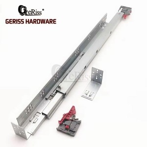 Concealed Undermount Drawer Slides,Full Extension Soft-Close,Kits-Includes Front Locking Devices & Metal Rear Brackets