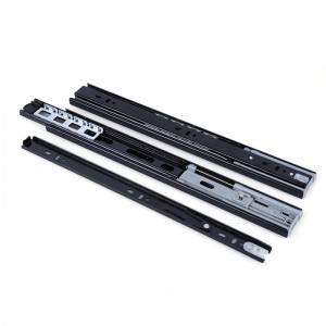 New Fashion Design for Ball Bearing Steel Drawer Slide Channel - w45 full extention soft closing ball bearing drawer slide – Yangli