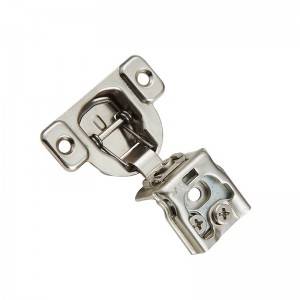 Fast delivery Brass Cabinet Hinges Uk - 1-1/4″Overlay 105 Degree 2 Cam Press in Face Frame Cabinet Hinge – Yangli