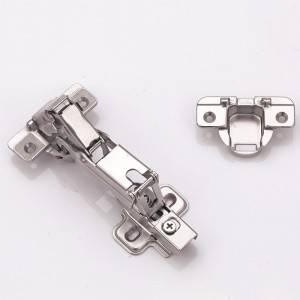 T165 Series clip-on soft close concealed 165 degree cabinet door hinge
