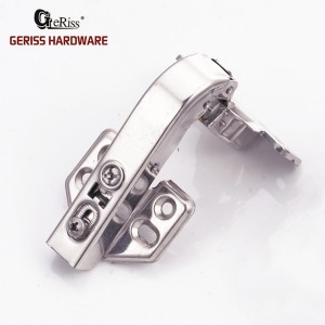 China Non-removable 45 degree corner cabinet aluminum frame door hydraulic  hinge Manufacture and Factory