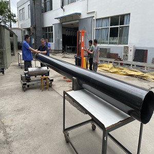 10m Carbon Fiber Tube 3k plain weave for supporting/transporting Big size large diameter tube