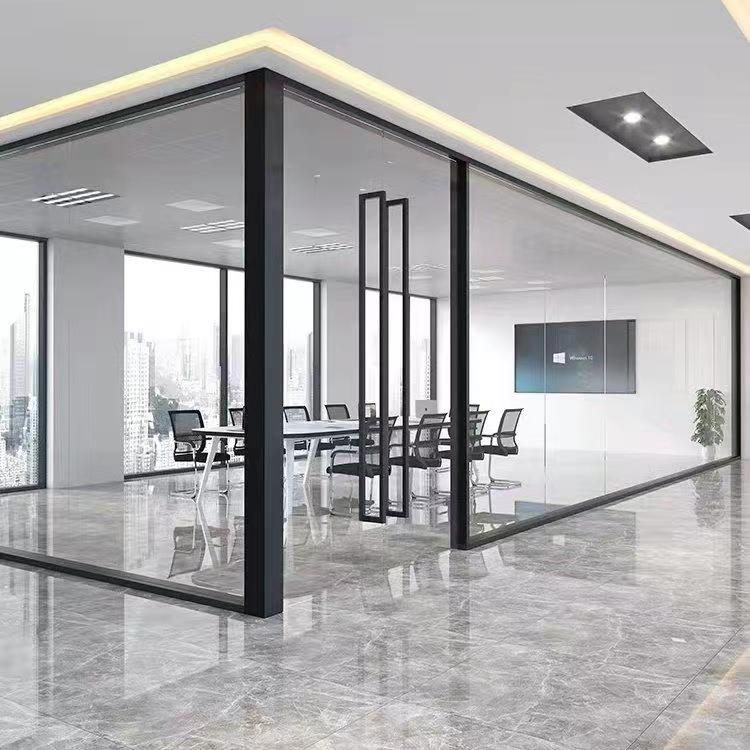 Office partition glass