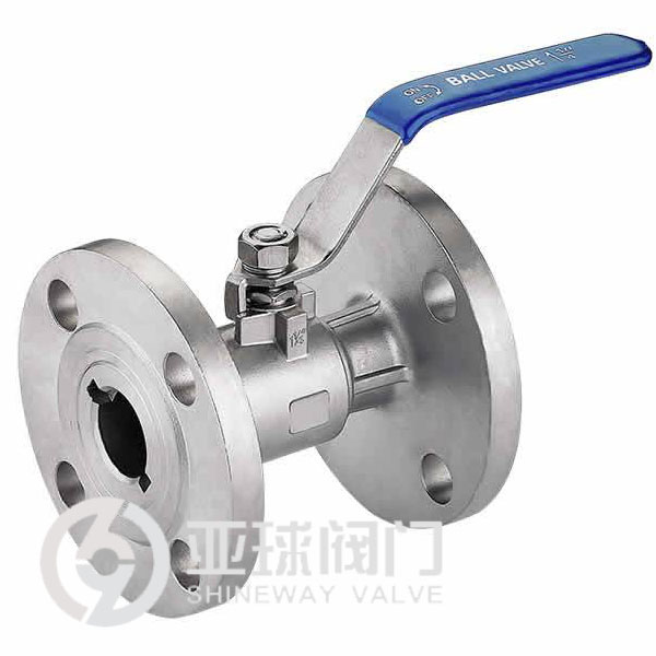 1-pc flanged ball valve