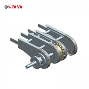 drive unit and idler unit 83mm plain chain flexible conveyor components