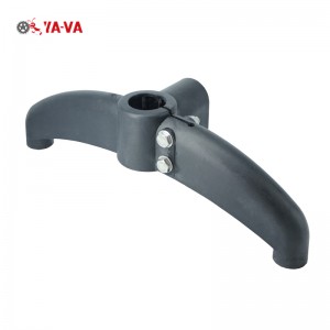 plastic support base bipod for conveyor components