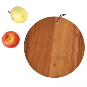 Acacia Wood Round Chopping Cutting Board Serving For Kitchen Home
