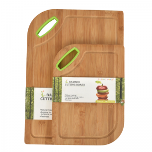 Bamboo Cutting Board With Silicone Hole