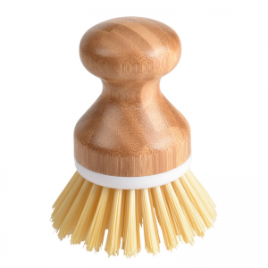Bamboo Dish Scrub Cleaning Brush For Kitchen Sink