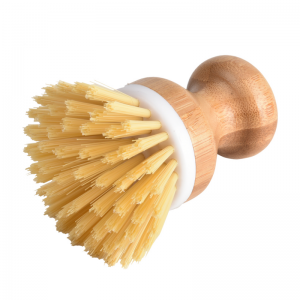 Bamboo Dish Scrub Cleaning Brush for Kitchen Sink
