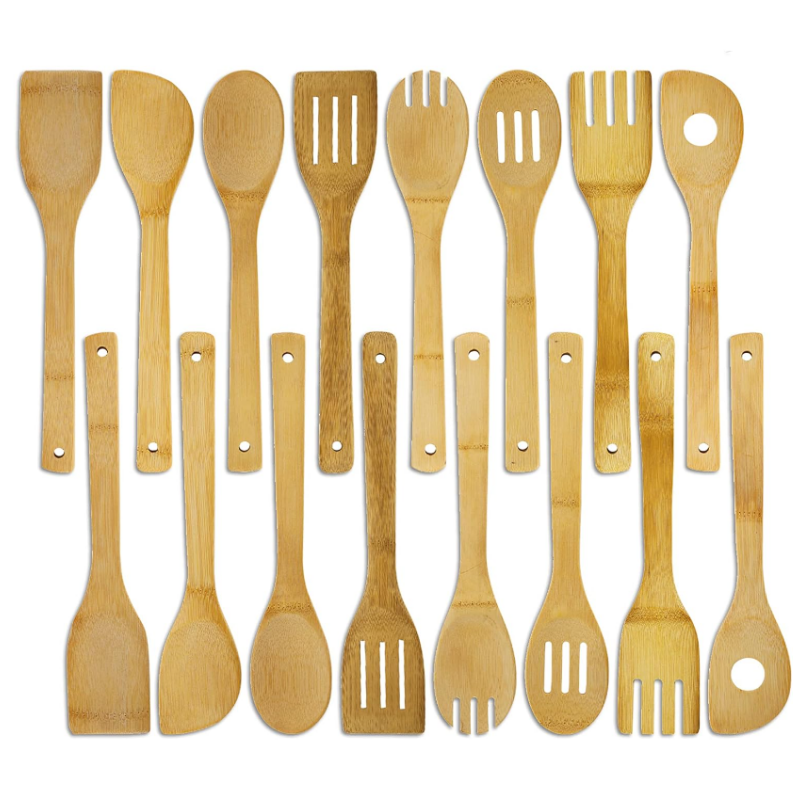 Bamboo Kitchen Utensils Set For Cooking1