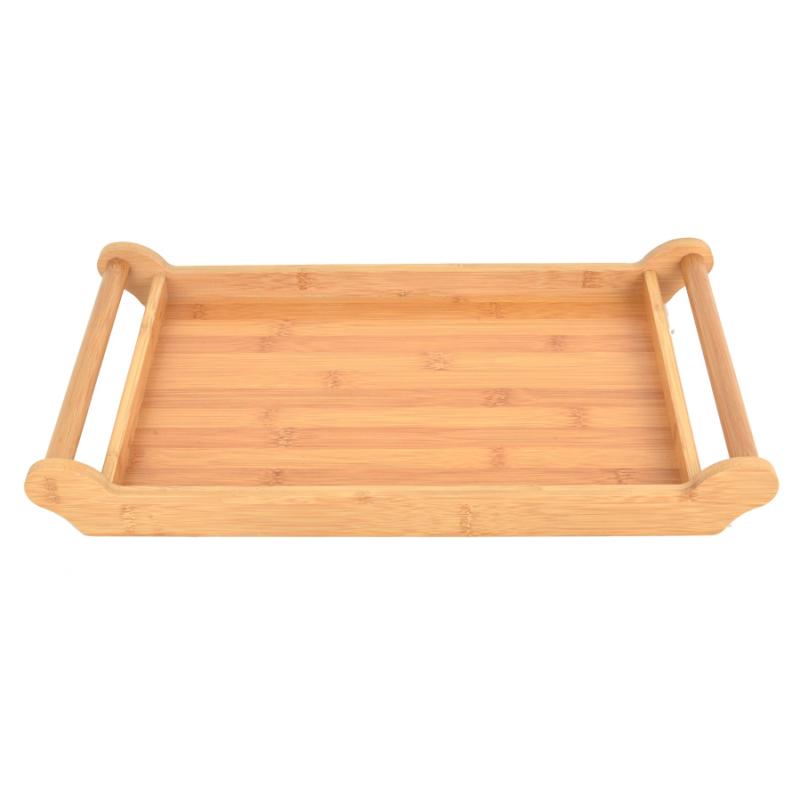 Bamboo Wooden Tray With Handles5