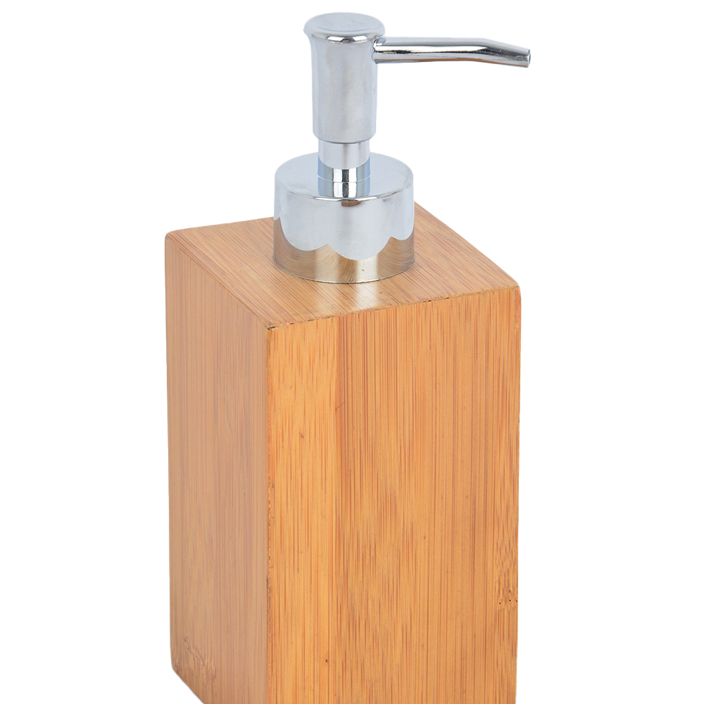 Bamboo Naturals Soap Dispenser, Made of Sustainable Bamboo