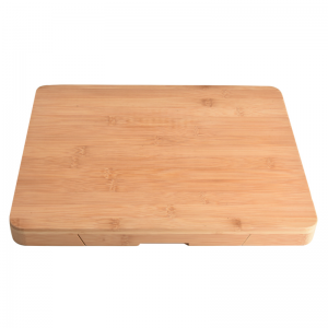 Бамбусова дрвена плоча за сир и сет ножева за кухињу
