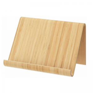 Bambus kogebogsstativ til mobiltelefon bordstativ