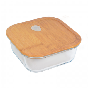 Glass Food Storage Containers With Bamboo Lids