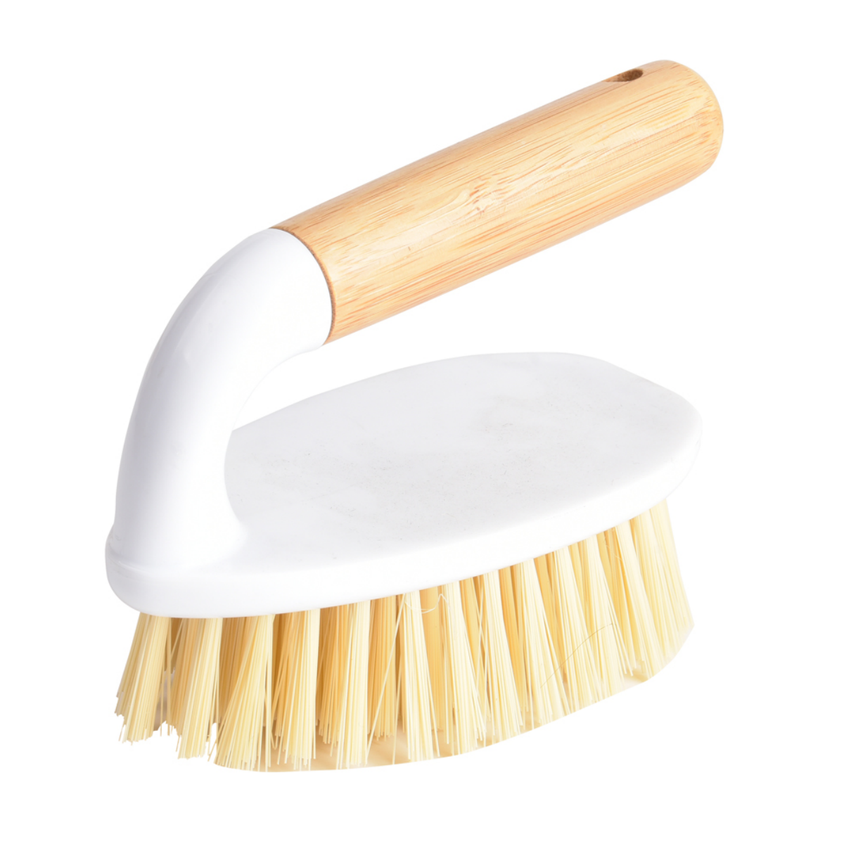 Scrub Brush for Cleaning with Bamboo Handle