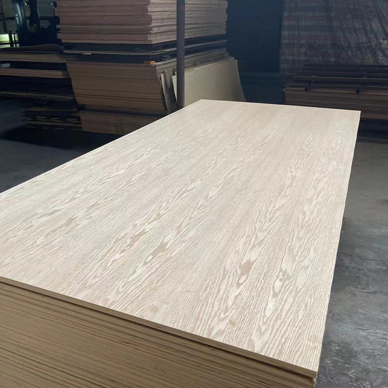 Red Oak Fancy Plywood For Furniture And Decoration